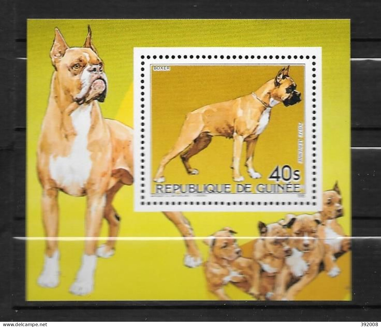 PA - 1985 - N°187*MNH - Chiens, Boxer - 2 - Guinea (1958-...)