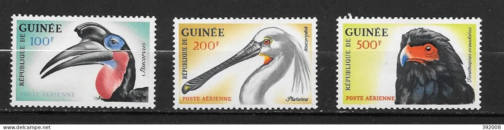PA - 1962 - N°26 à 28**MNH - Oiseaux - Guinea (1958-...)