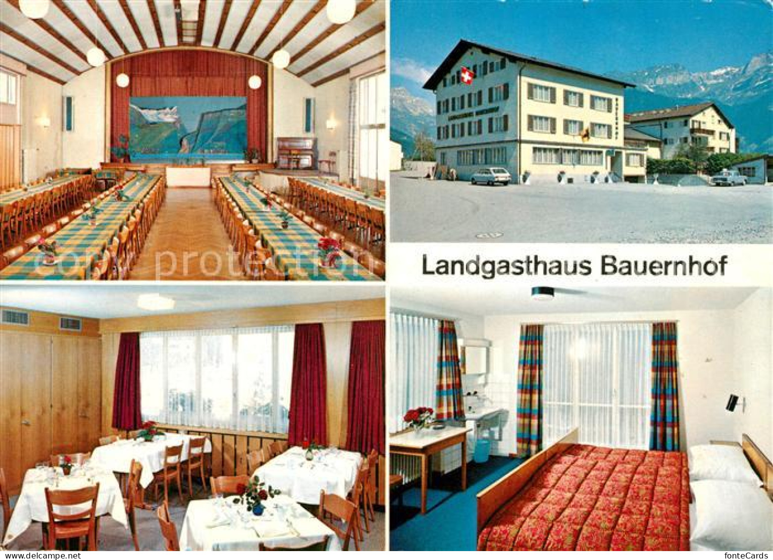 13035490 Altdorf UR Landgasthaus Bauerhof Speisesaal Gaststube Gaestezimmer Altd - Sonstige & Ohne Zuordnung