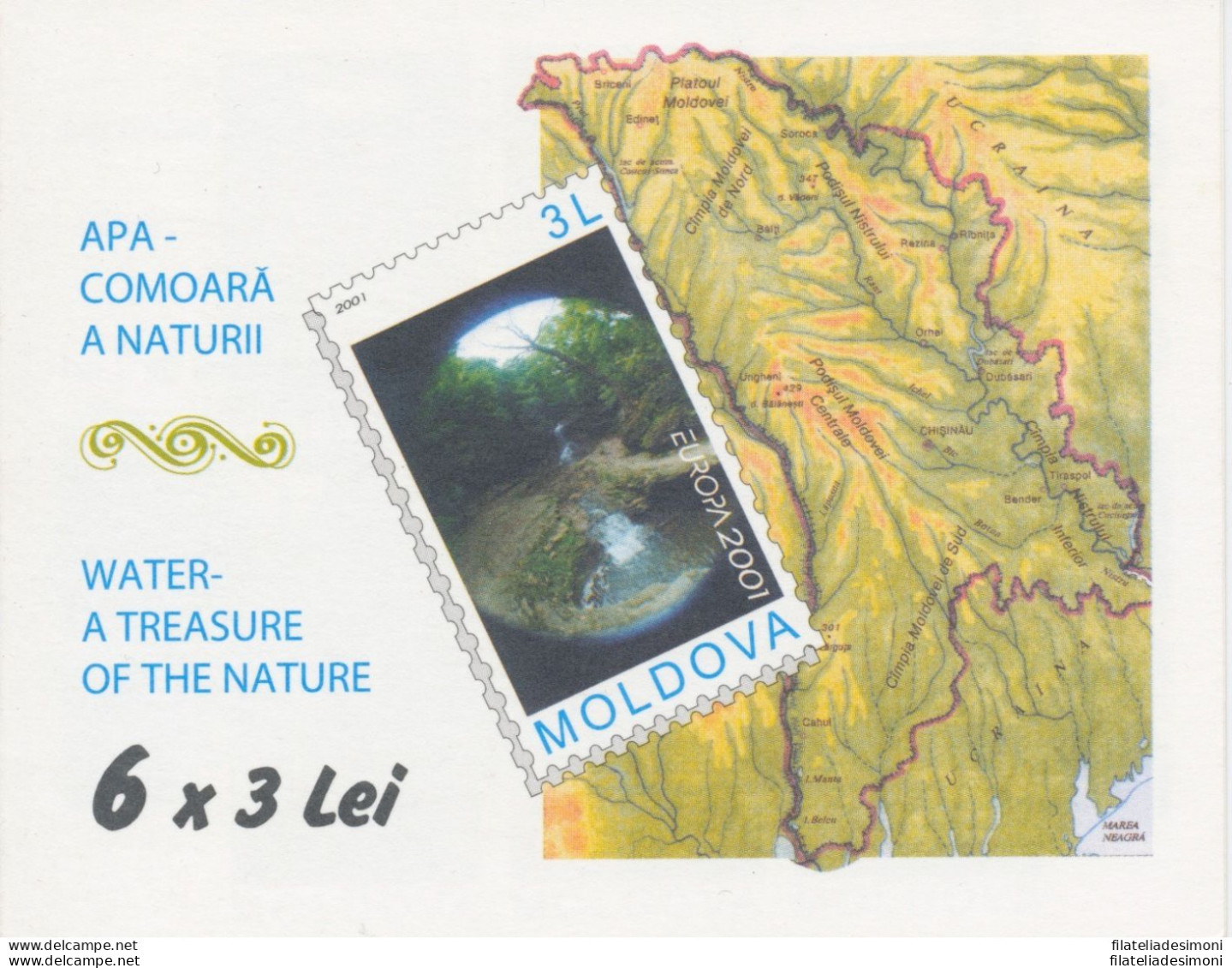 2001 EUROPA CEPT Moldavia Libretto  MNH** - Otros & Sin Clasificación