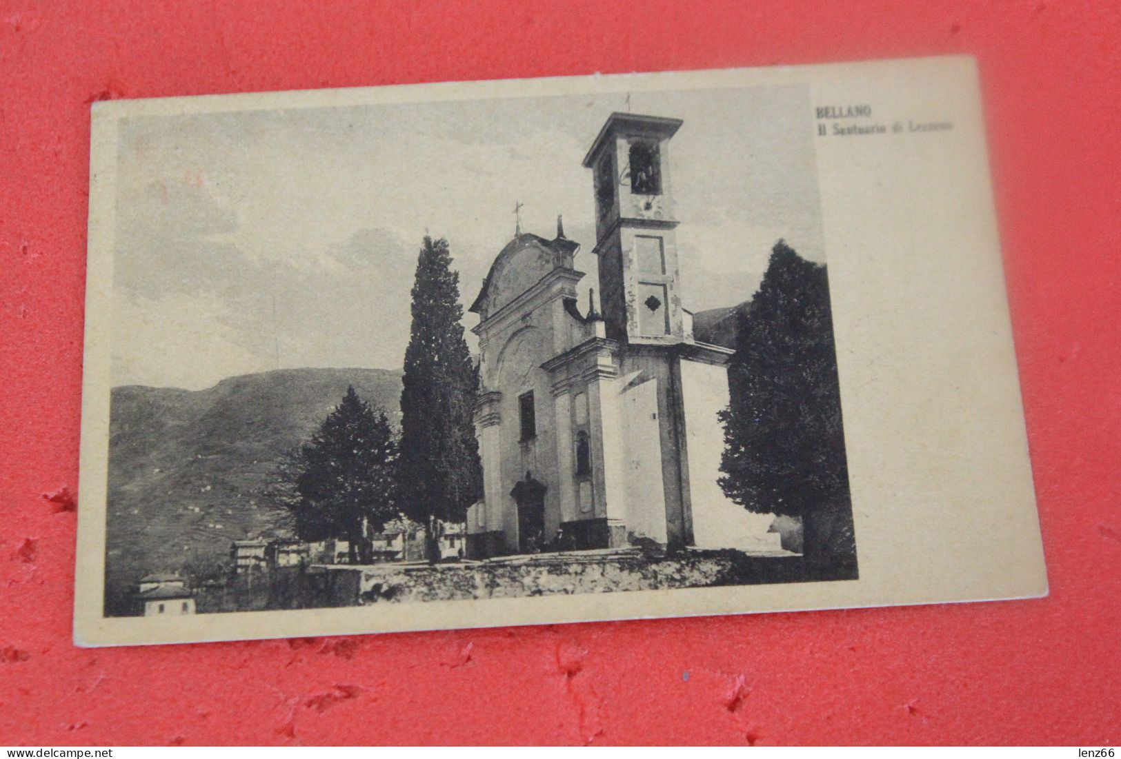 Lecco Bellano Santuario Di Lezzeno 1938 Ed. Coccoli - Lecco