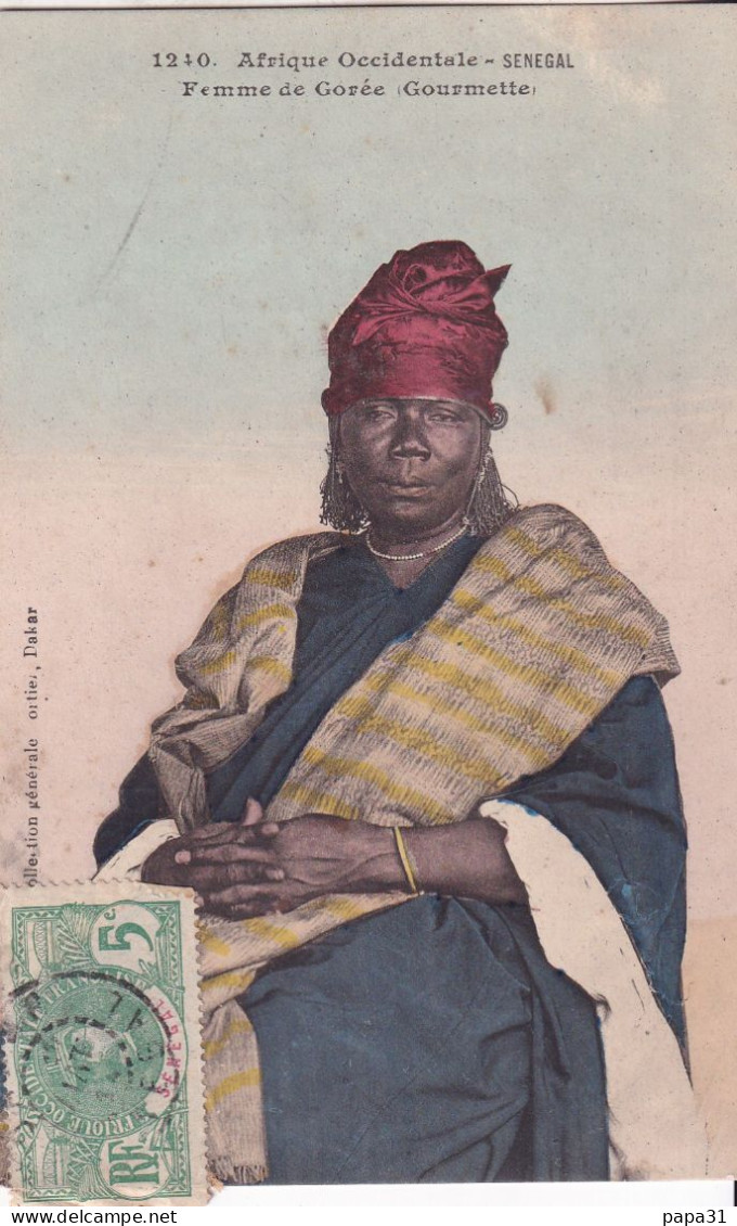 SENEGAL - Femme De Gorée - Gourmette - Sénégal