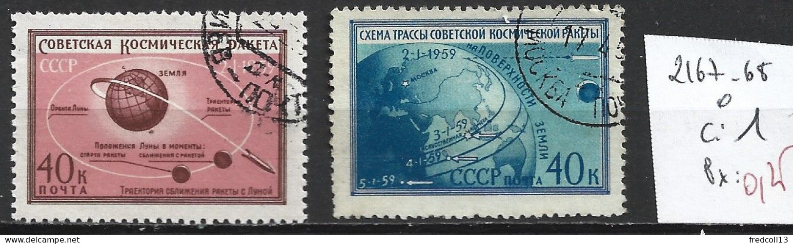 RUSSIE 2167-68 Oblitérés Côte 1 € - Usados