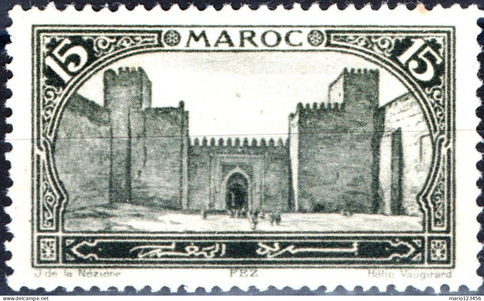 MAROCCO FRANCESE, FRENCH MOROCCO, PAESAGGI, LANDSCAPE, 1923, NUOVI (MLH*) Scott:FR-MA 95, Yt:MA 103 - Ongebruikt