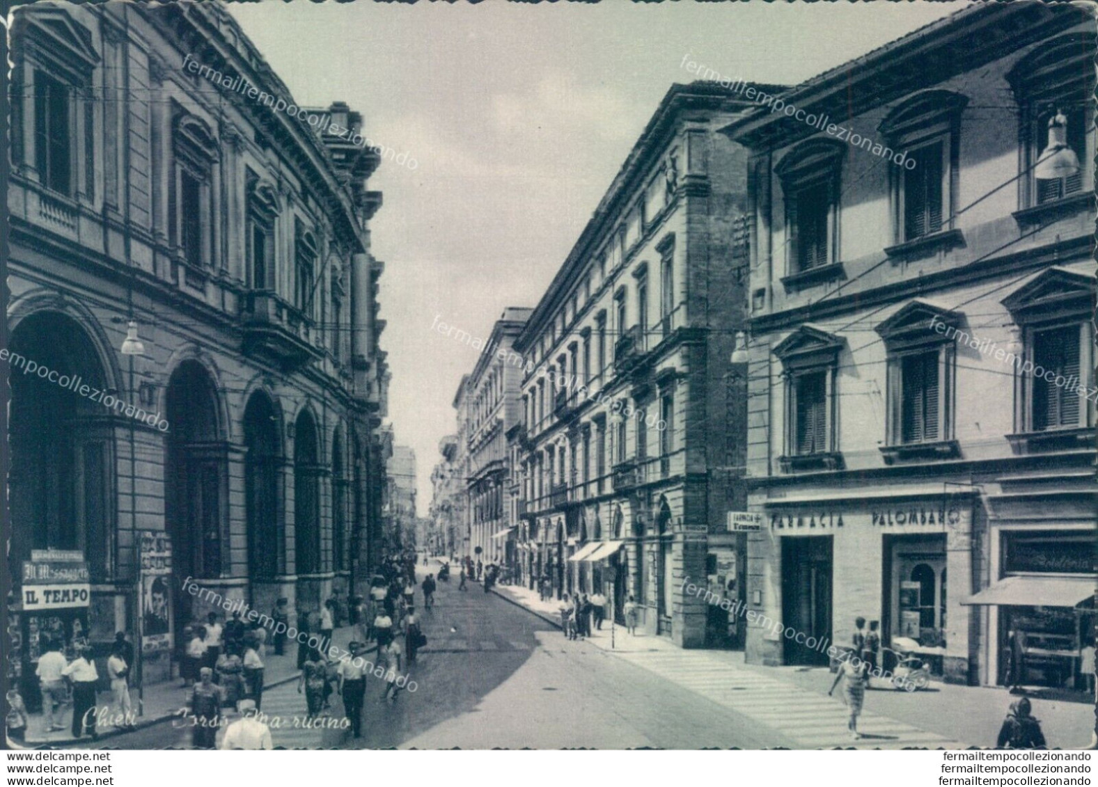 T391 Cartolina Chieti  Citta' Corso Marrucino - Chieti