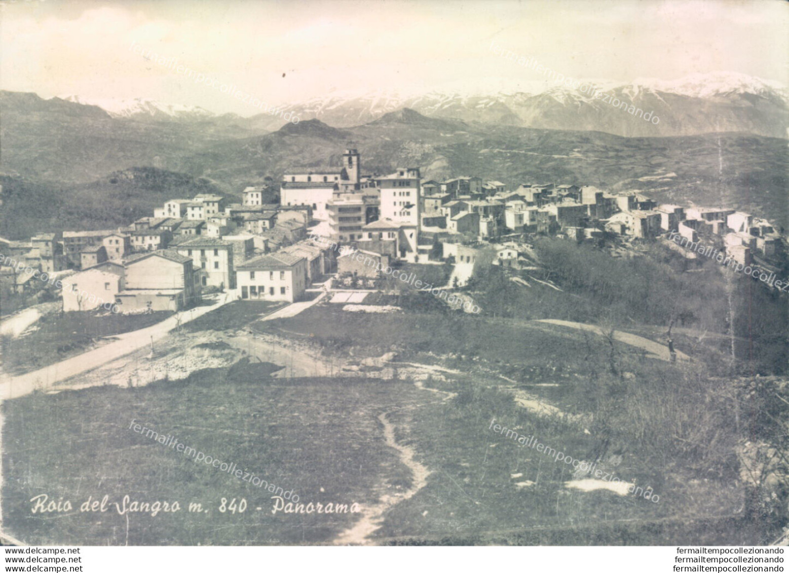 A1552 Cartolina Roio Del Sangro Panorama Provincia Di Chieti - Chieti