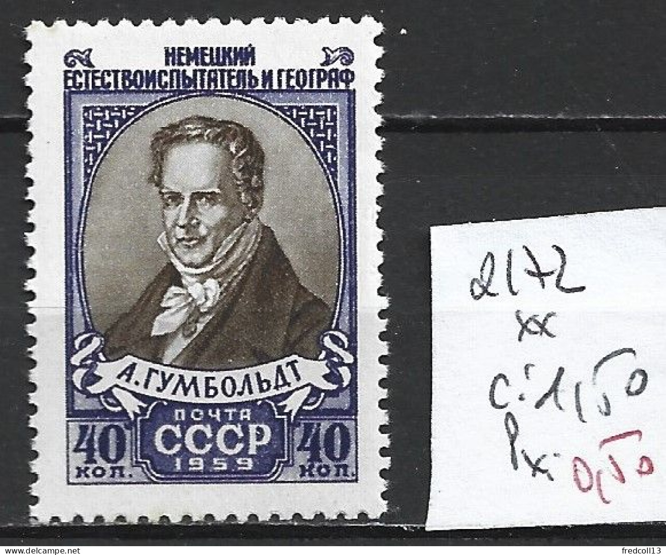 RUSSIE 2172 ** Côte 1.50 € - Ongebruikt