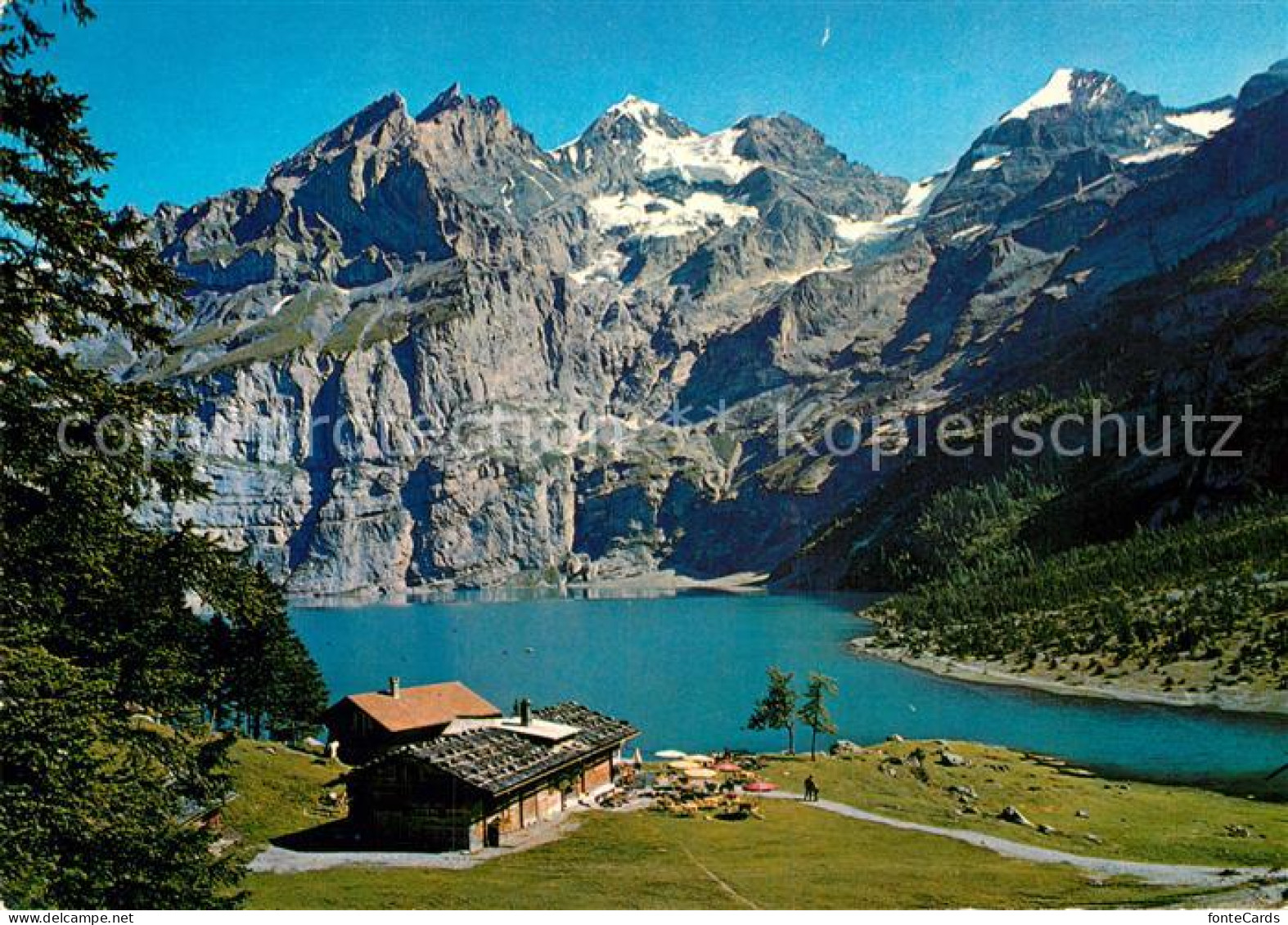 13020382 Kandersteg BE Oeschinensee Bluemlisalp Fruendenhorn  Kandersteg BE - Andere & Zonder Classificatie