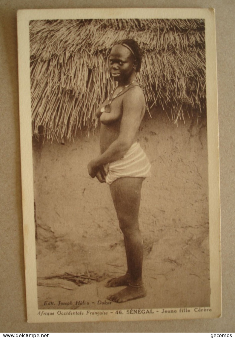 SENEGAL - Jeune Fille Cérère (seins Nus) - Sénégal