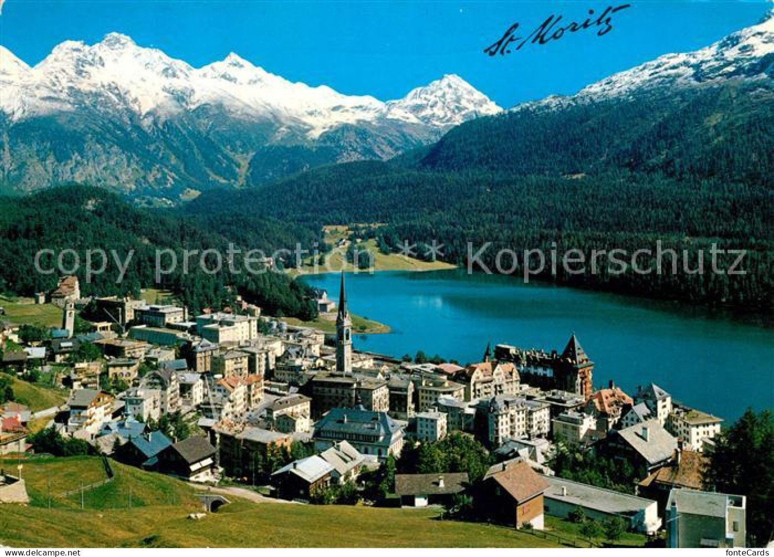 13020043 St Moritz GR Panorama St Moritz GR - Other & Unclassified
