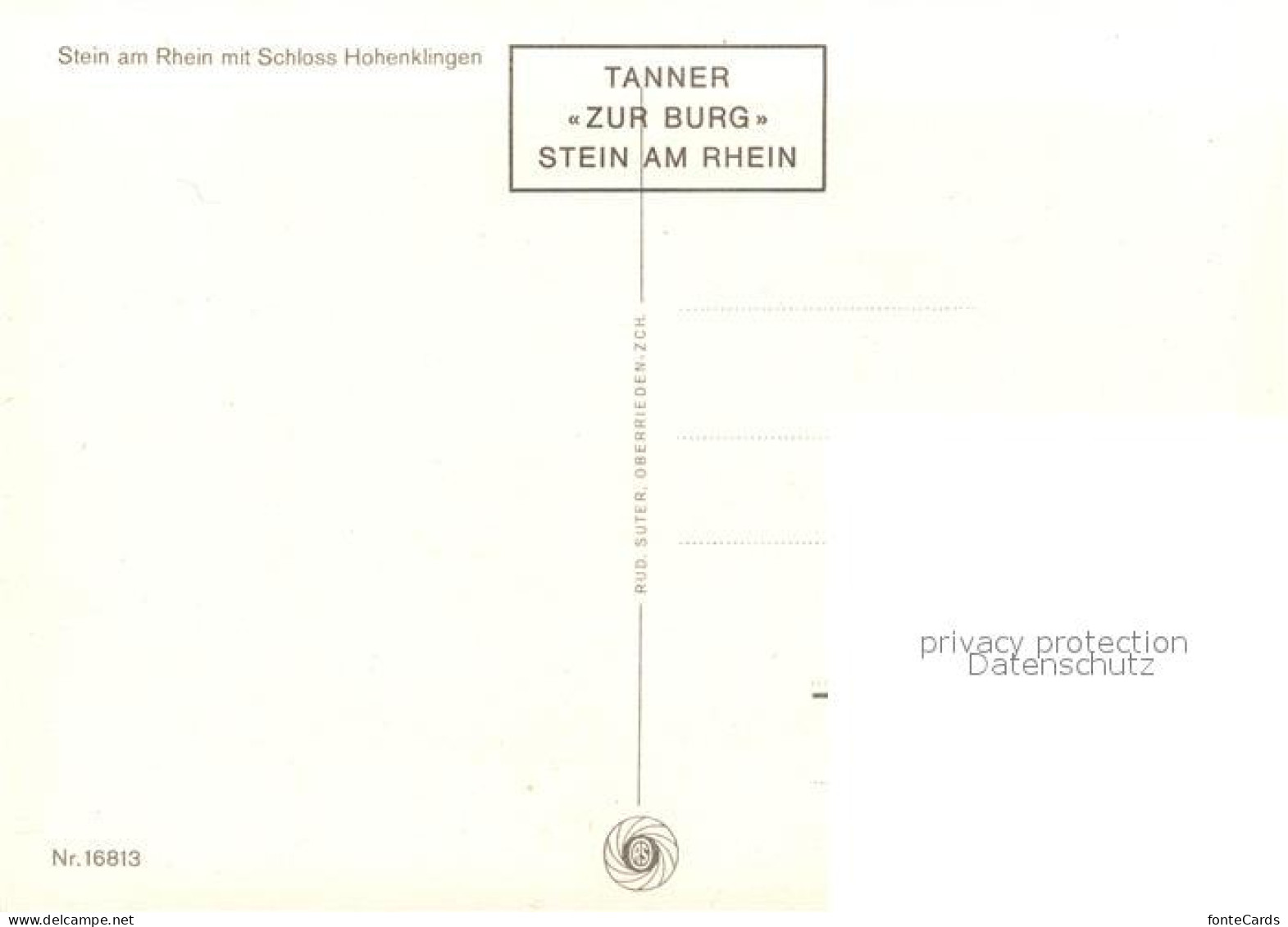 13018273 Stein Rhein Mit Schloss Hohenklingen Stein Rhein - Sonstige & Ohne Zuordnung