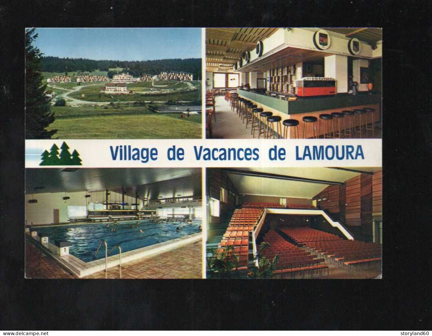 Village De Vacances De Lamoura 4 Vues Sur Carte Multivues , Bar , Piscine , Salle De Cinéma - Autres & Non Classés