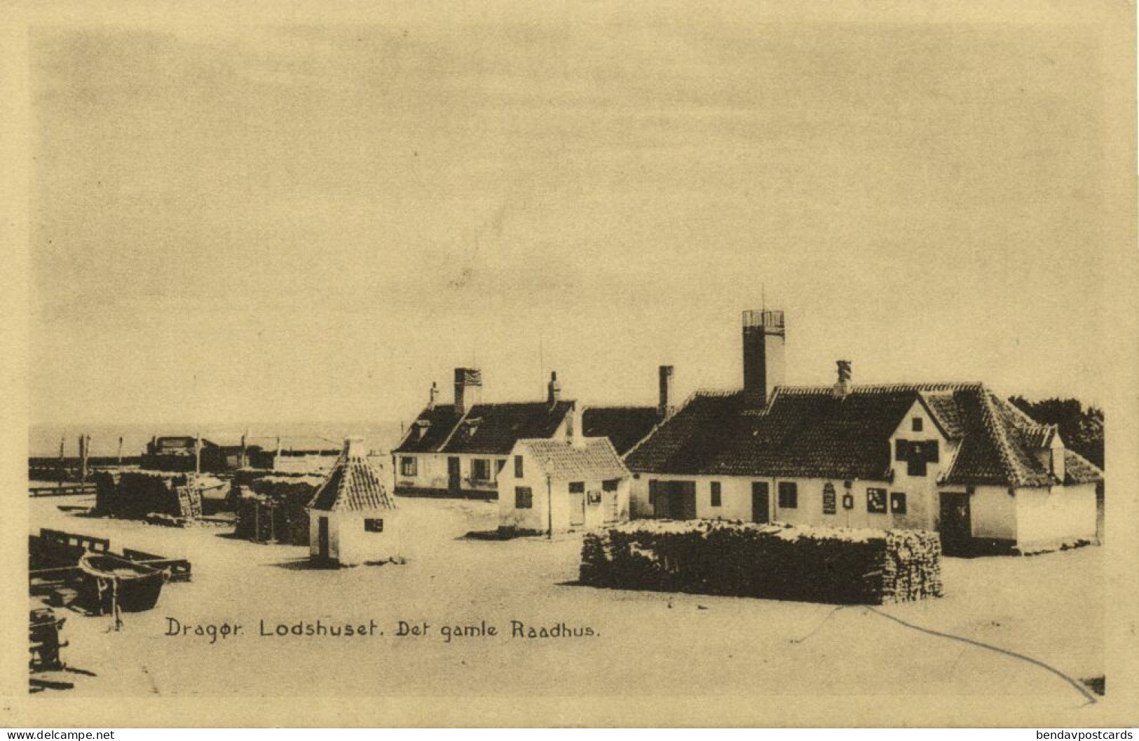 Denmark, DRAGØR, Lodshuset, Det Gamle Raadhus (1920s) Postcard - Danemark