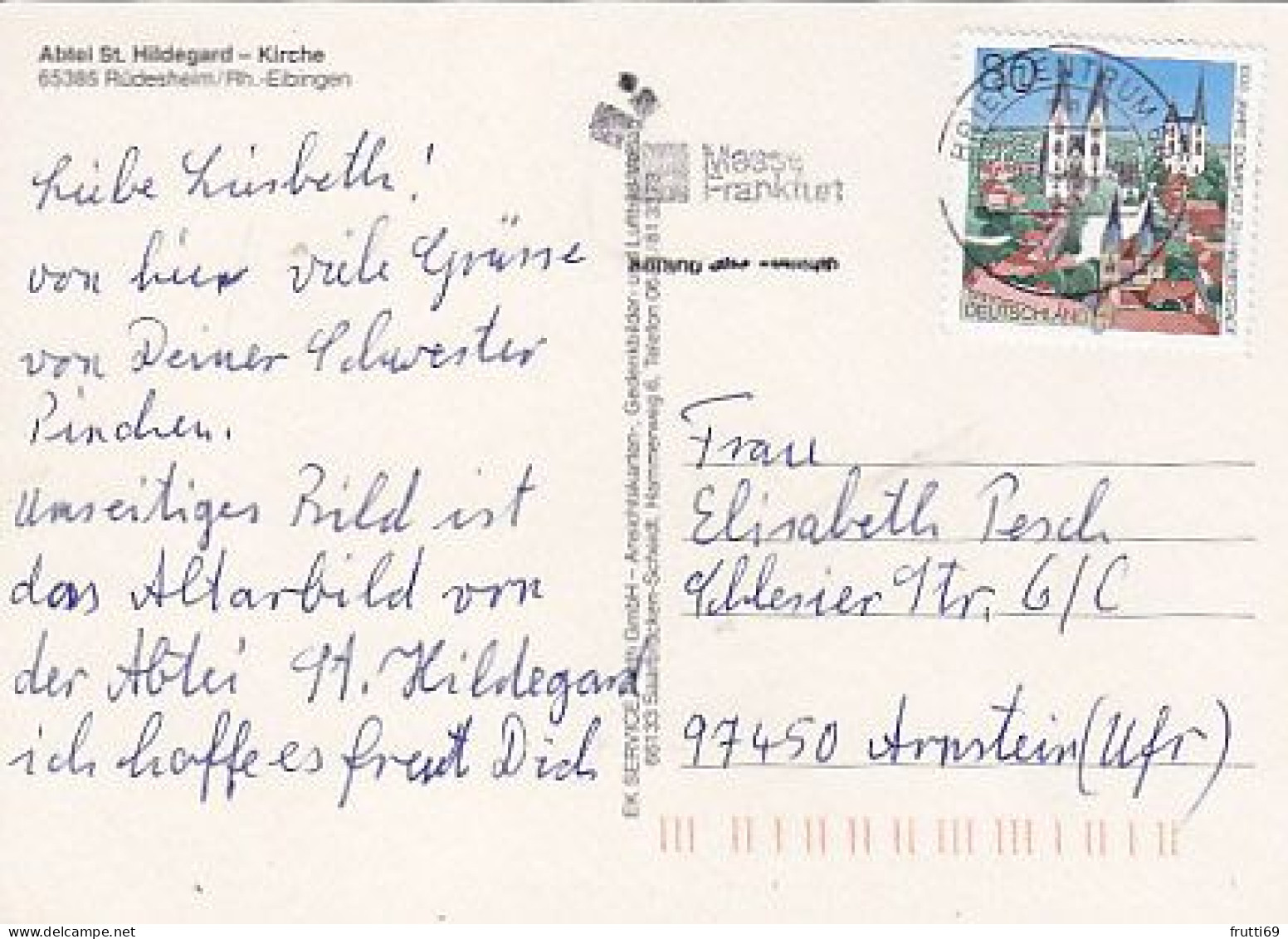 AK 215454 CHURCH / KIRCHE ... - Rüdesheim / Rh.-Eibingen - Abtei St. Hildegard Kirche - Churches & Convents