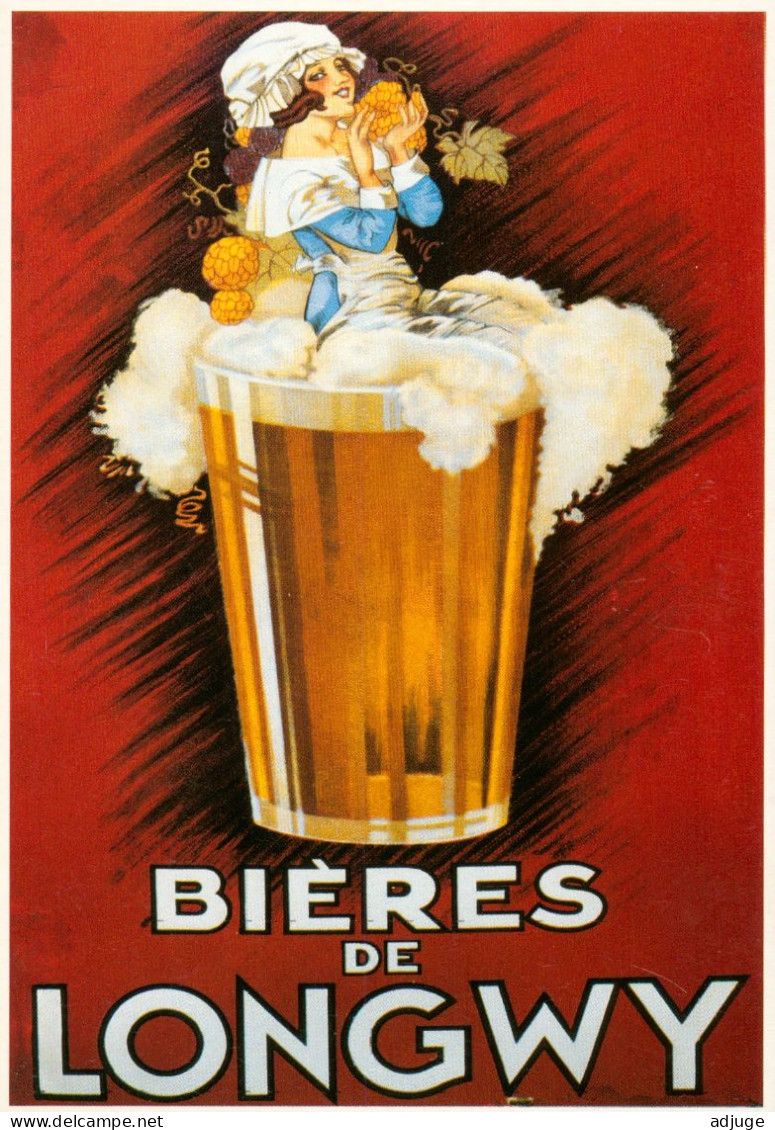 CPM-Affiche Publicité Bière De Longwy Collect. PONS * Ref 10329*TBE - Advertising