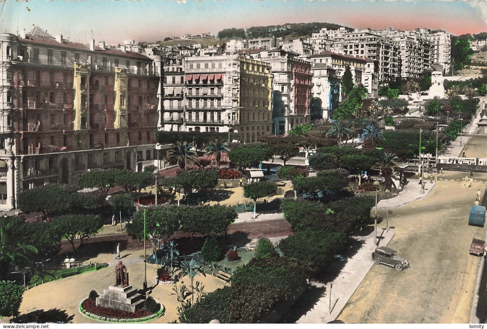 Carte Postale Algérie Cachet 1949 + Timbre N°237 270  CPSM GF Boulevard Laferrière - Cartas & Documentos