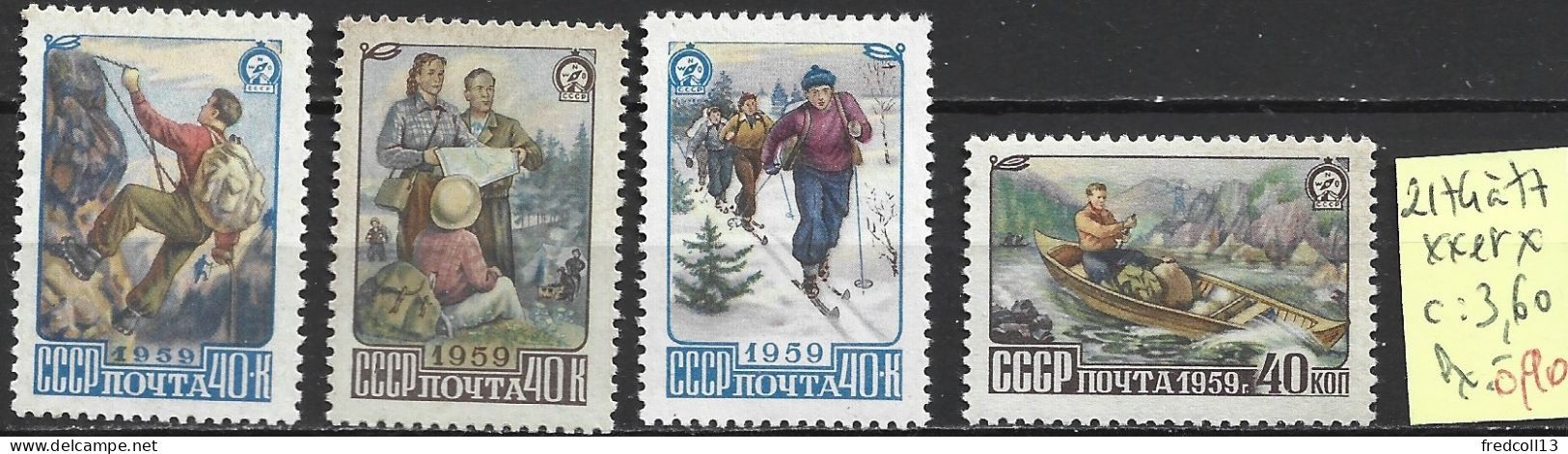 RUSSIE 2174 à 77 ** ( 2175 : * ) Côte 3.60 € - Unused Stamps