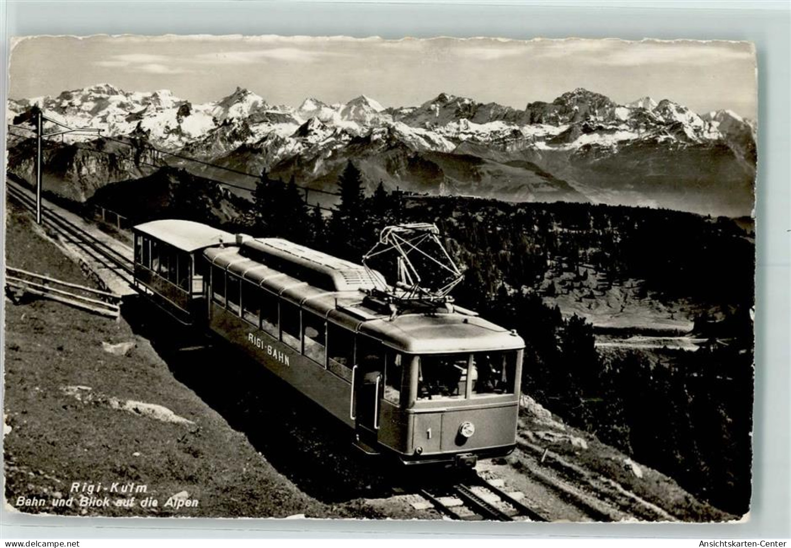 10316105 - Rigi Bahn  Zahnradbahn   Foto AK - Seilbahnen