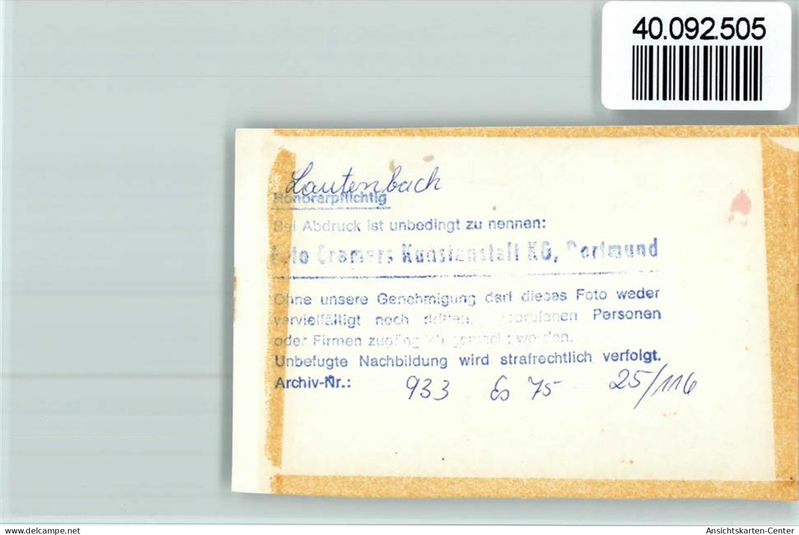 40092505 - Lautenbach , Murgtal - Gernsbach