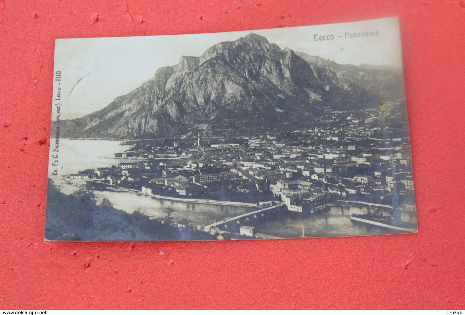 Lecco Fotografica N. 1110 Ed. Signorelli 1920 - Lecco