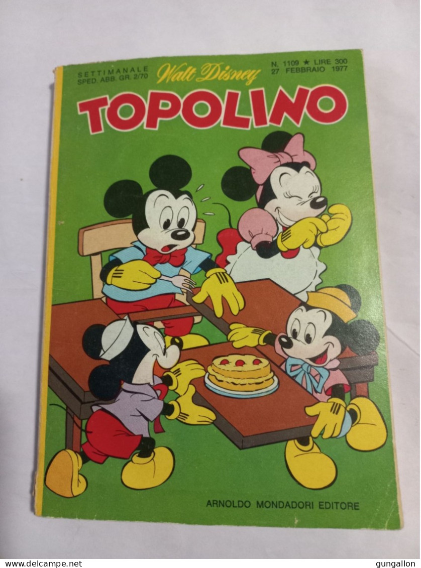 Topolino (Mondadori 1977)  N. 1109 - Disney