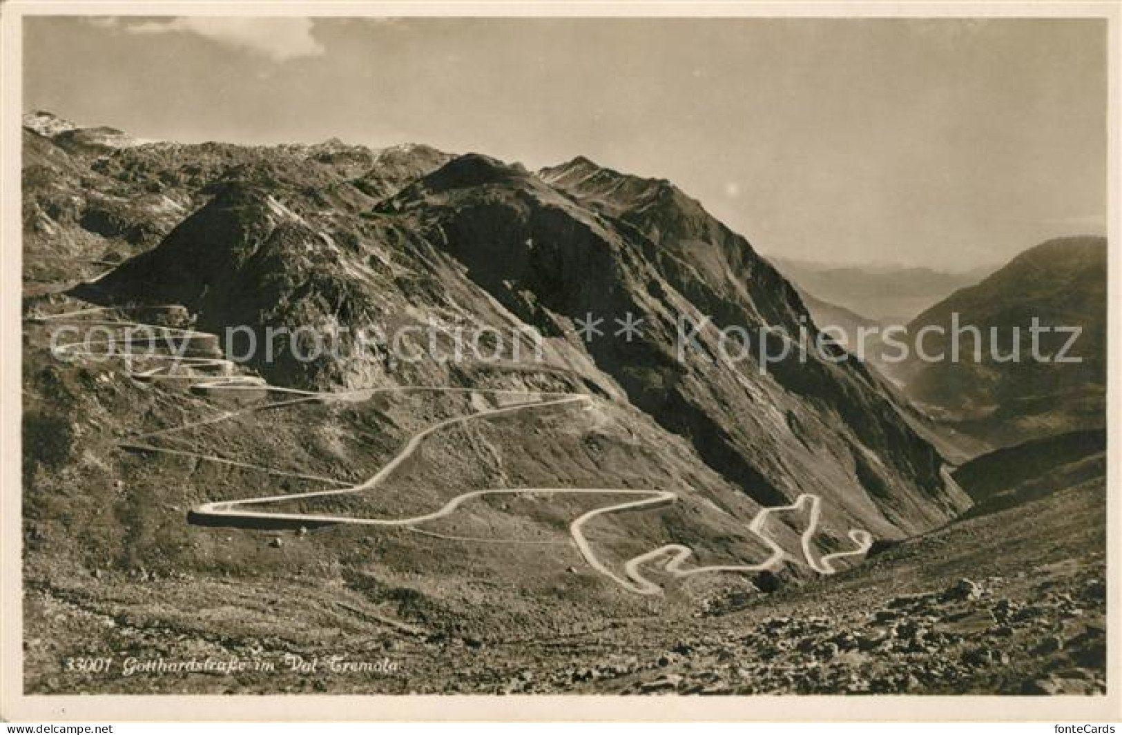 13012780 Val Tremola Gotthardstrasse Gebirgspanorama Alpen San Gottardo - Autres & Non Classés