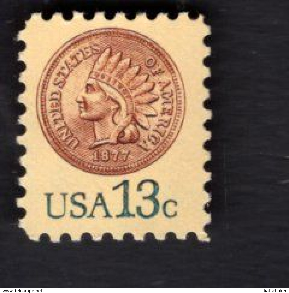 200602034  1977 SCOTT 1734 (XX) POSTFRIS MINT NEVER HINGED - INDIAN HEAD PENNY - Ongebruikt