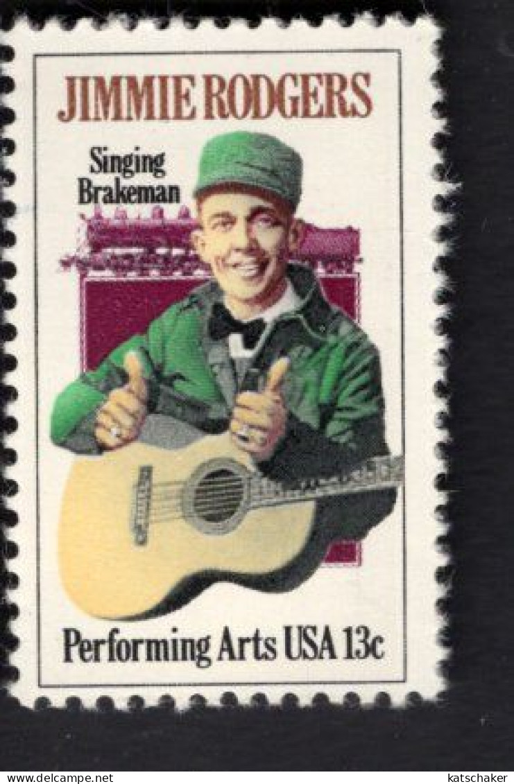 200602270 1978 SCOTT 1755 (XX) POSTFRIS MINT NEVER HINGED  - PERFORMING ART - JIMMIE RODGERS - Unused Stamps