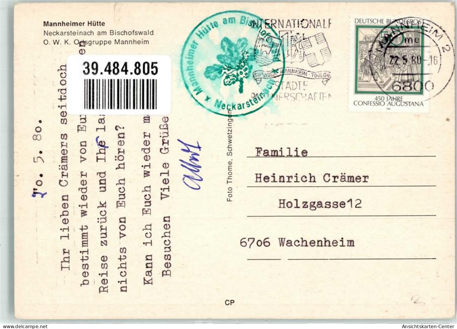 39484805 - Neckarsteinach - Autres & Non Classés