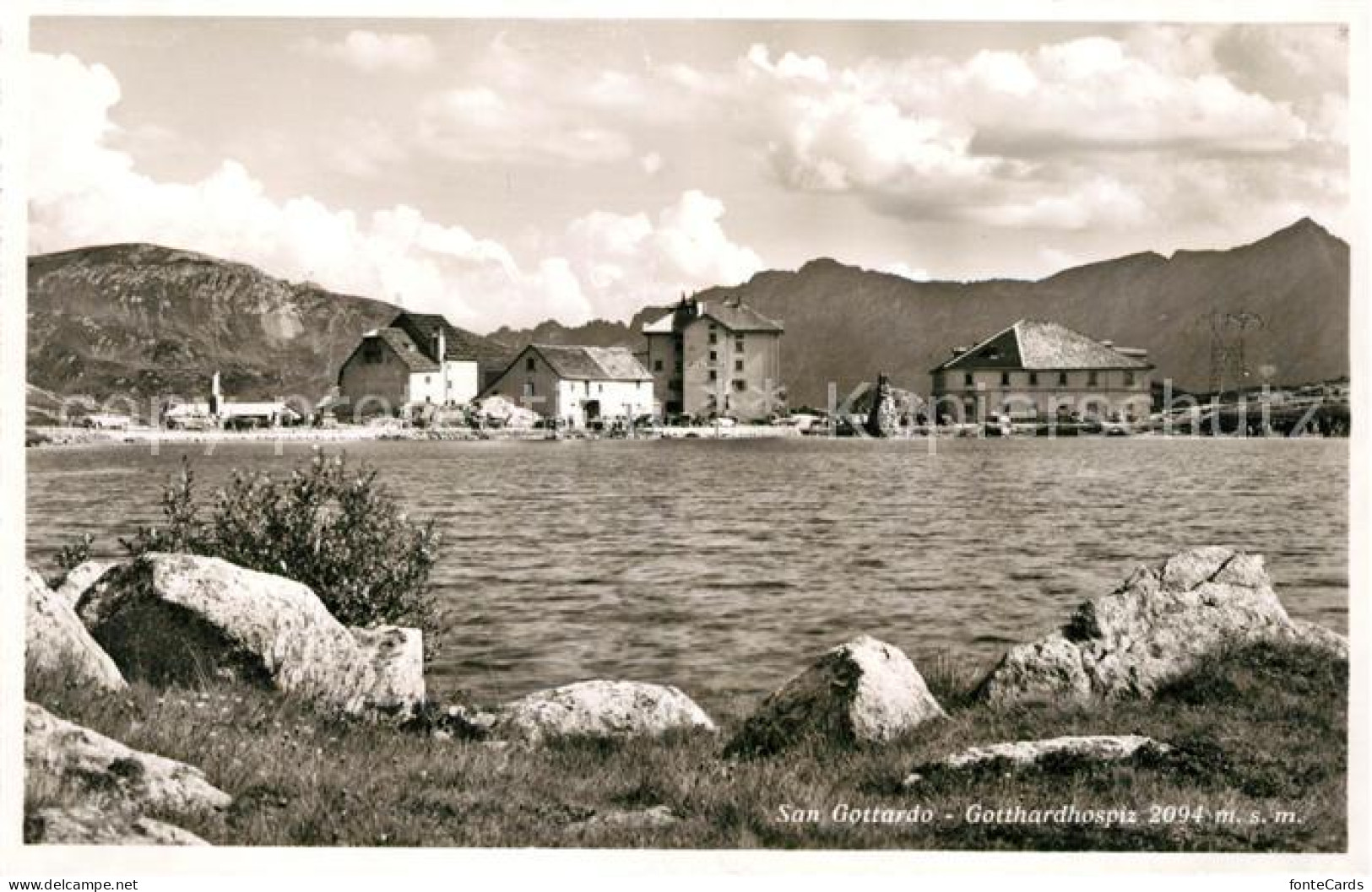 13010744 San Gottardo Gotthardhospiz Bergsee Gebirgspass Alpen San Gottardo - Autres & Non Classés