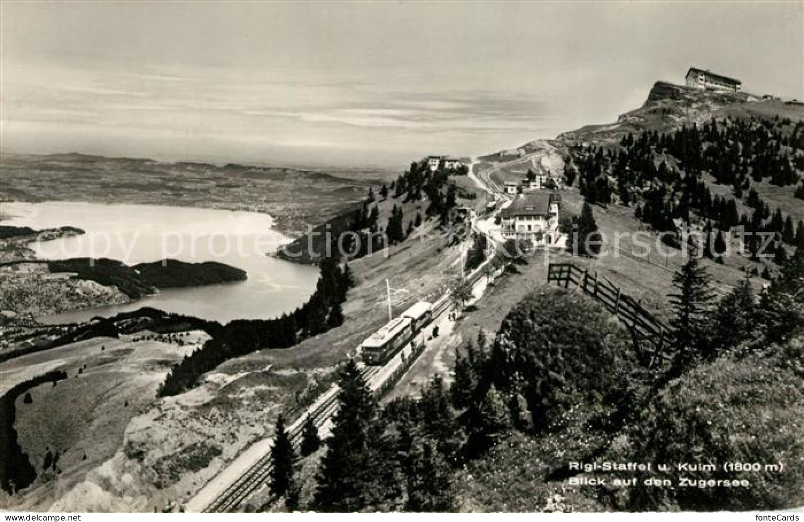 13010613 Rigi Staffel Und Kulm Mit Zugersee Rigi Staffel - Autres & Non Classés