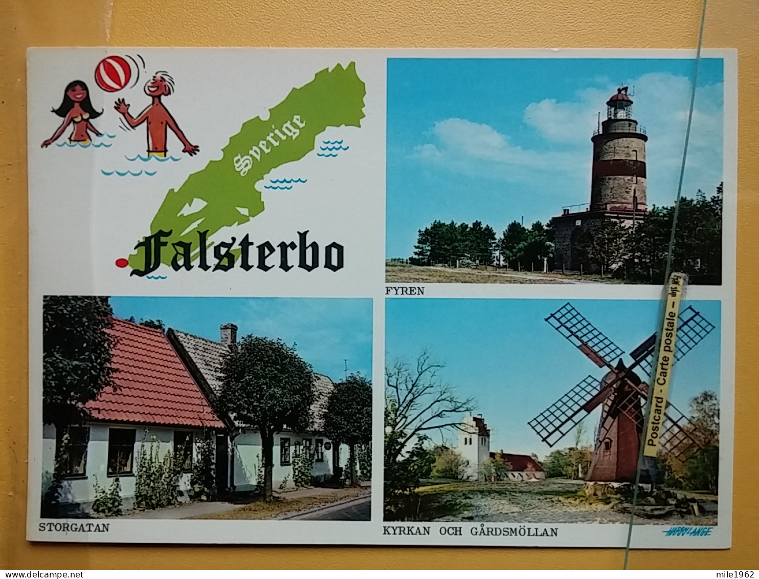 KOV 536-11 - SWEDEN, FALSTERBO, MOULIN, MILL, LIGHTHOUSE, PHARE - Suède