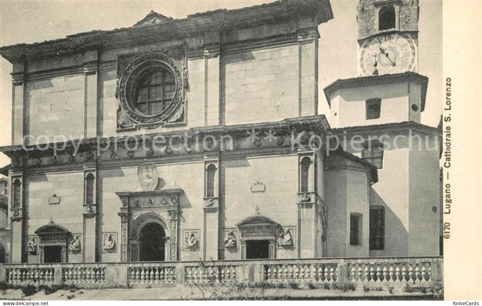 13010560 Lugano TI Cattedrale S. Lorenzo Lugano - Autres & Non Classés