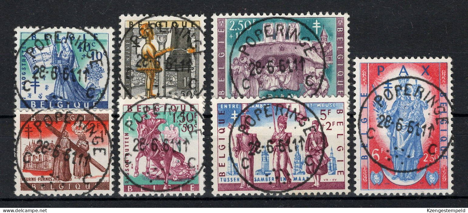 België: Cob 1082/1088  Gestempeld - Used Stamps