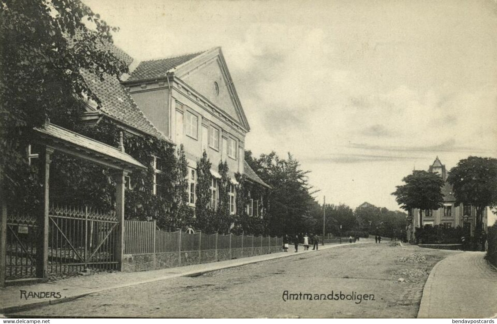 Denmark, RANDERS, Amtmandsboligen (1909) Postcard - Danemark