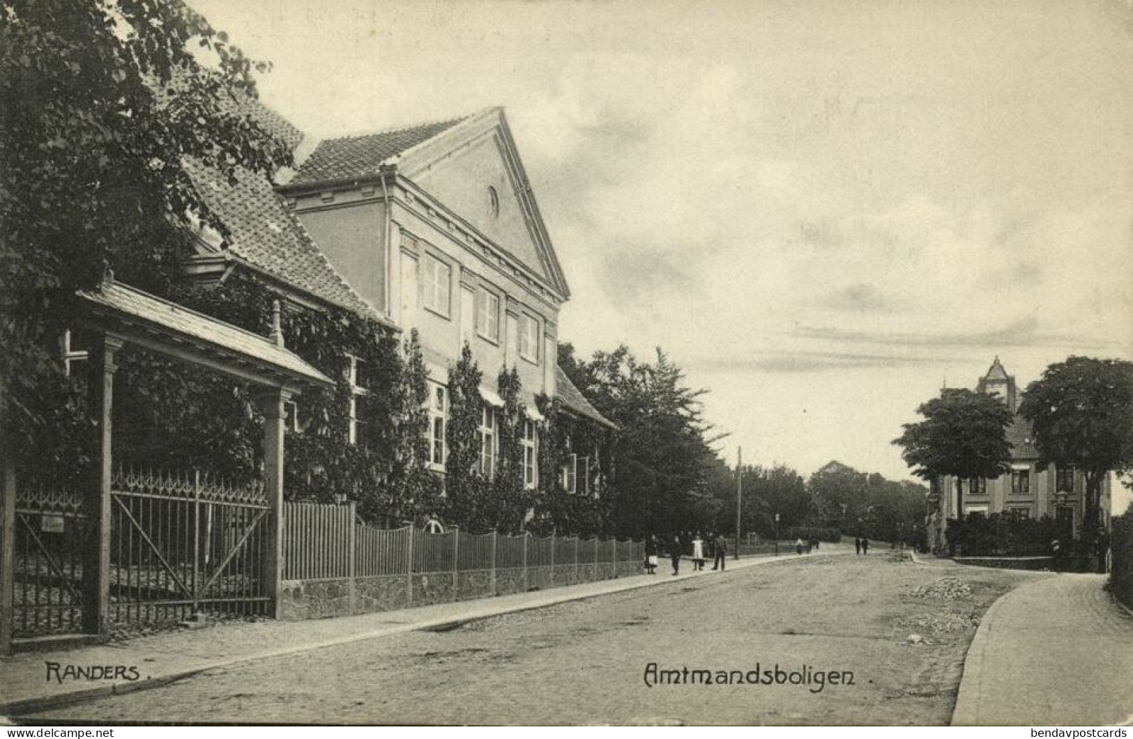 Denmark, RANDERS, Amtmandsboligen (1909) Postcard - Dinamarca