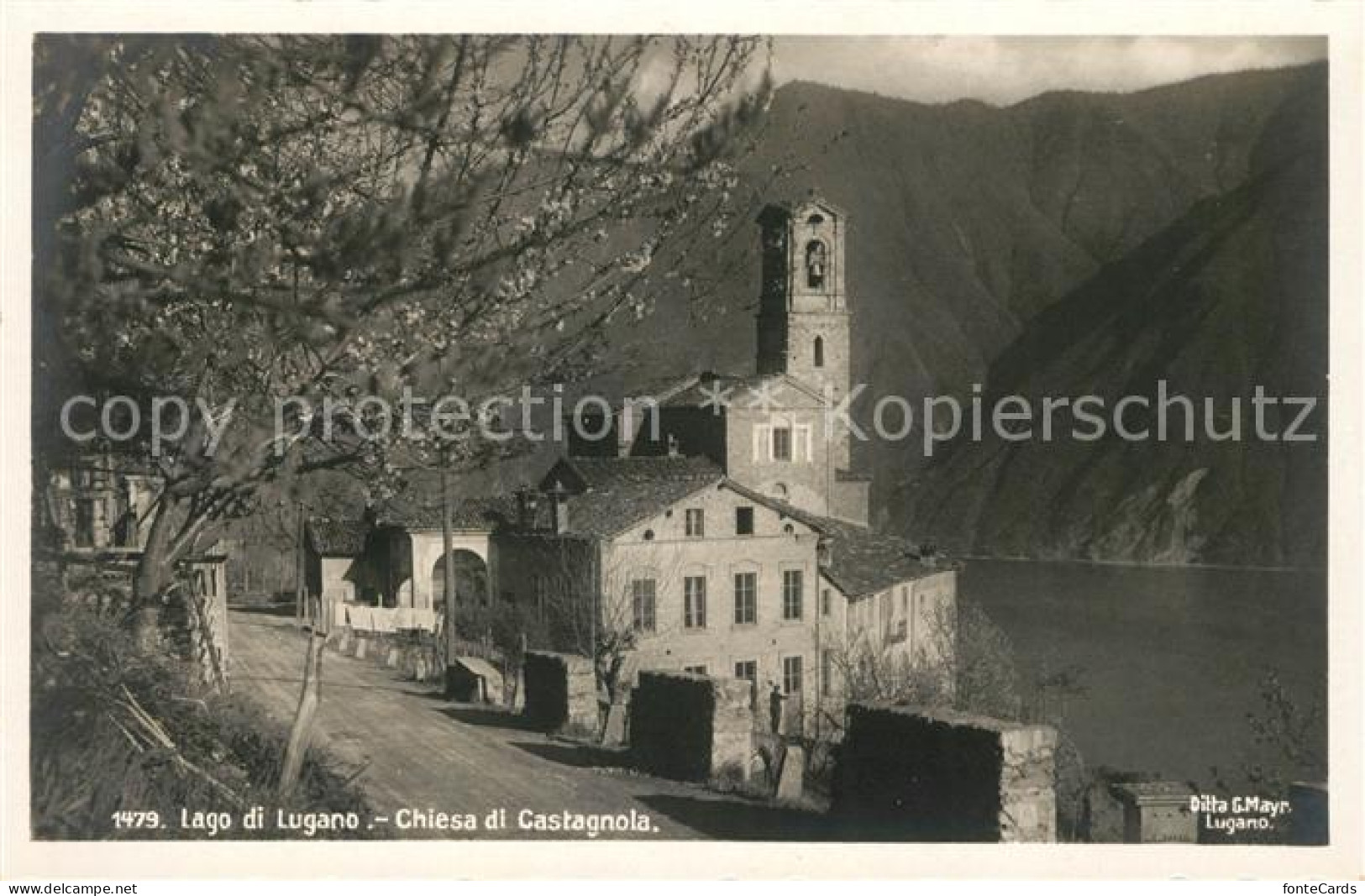 13009934 Castagnola-Cassarate Chiesa Lago Di Lugano Castagnola-Cassarate - Autres & Non Classés