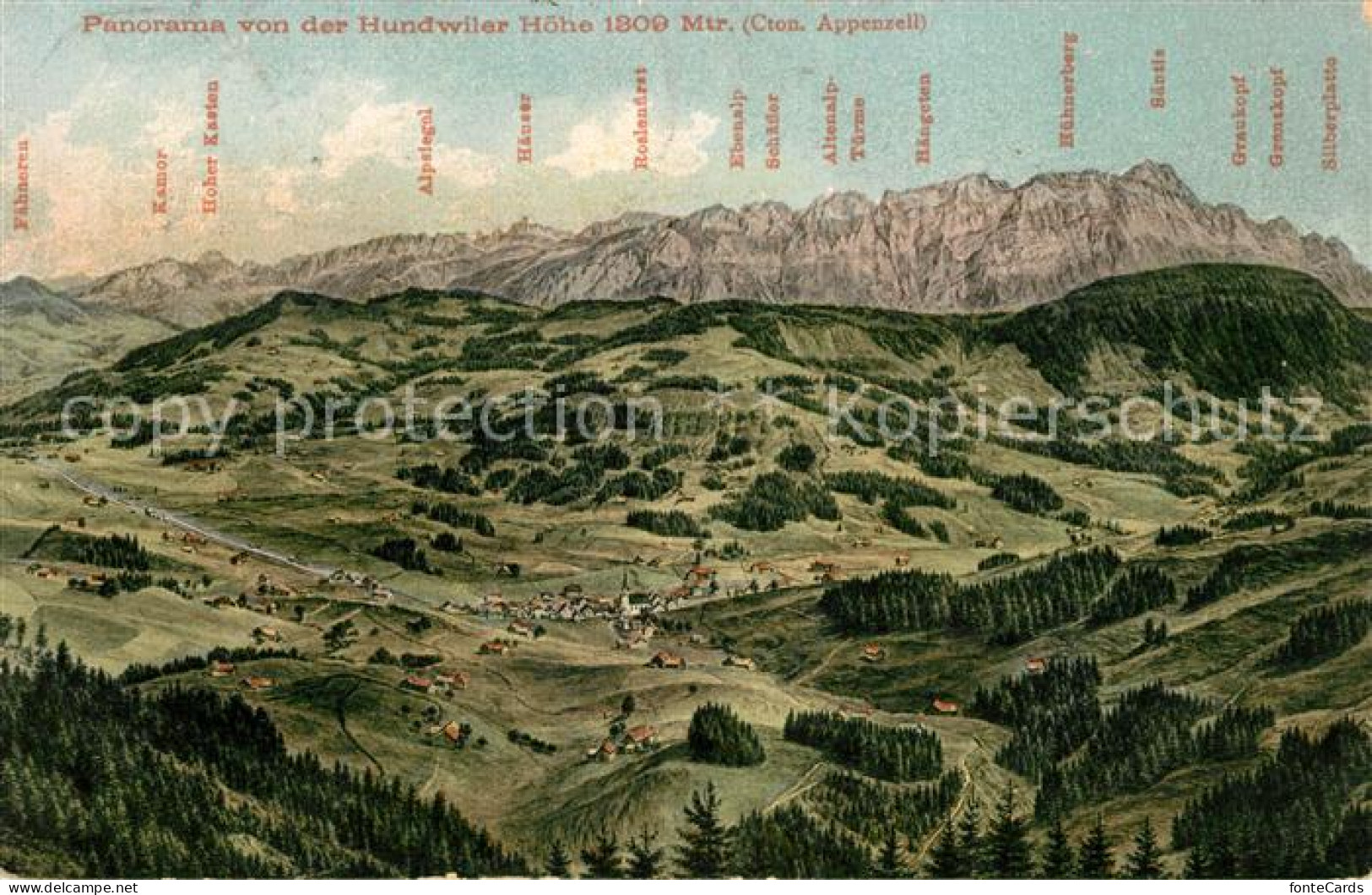 13009923 Hundwiler Hoehi Panorama Hundwiler Hoehi - Altri & Non Classificati