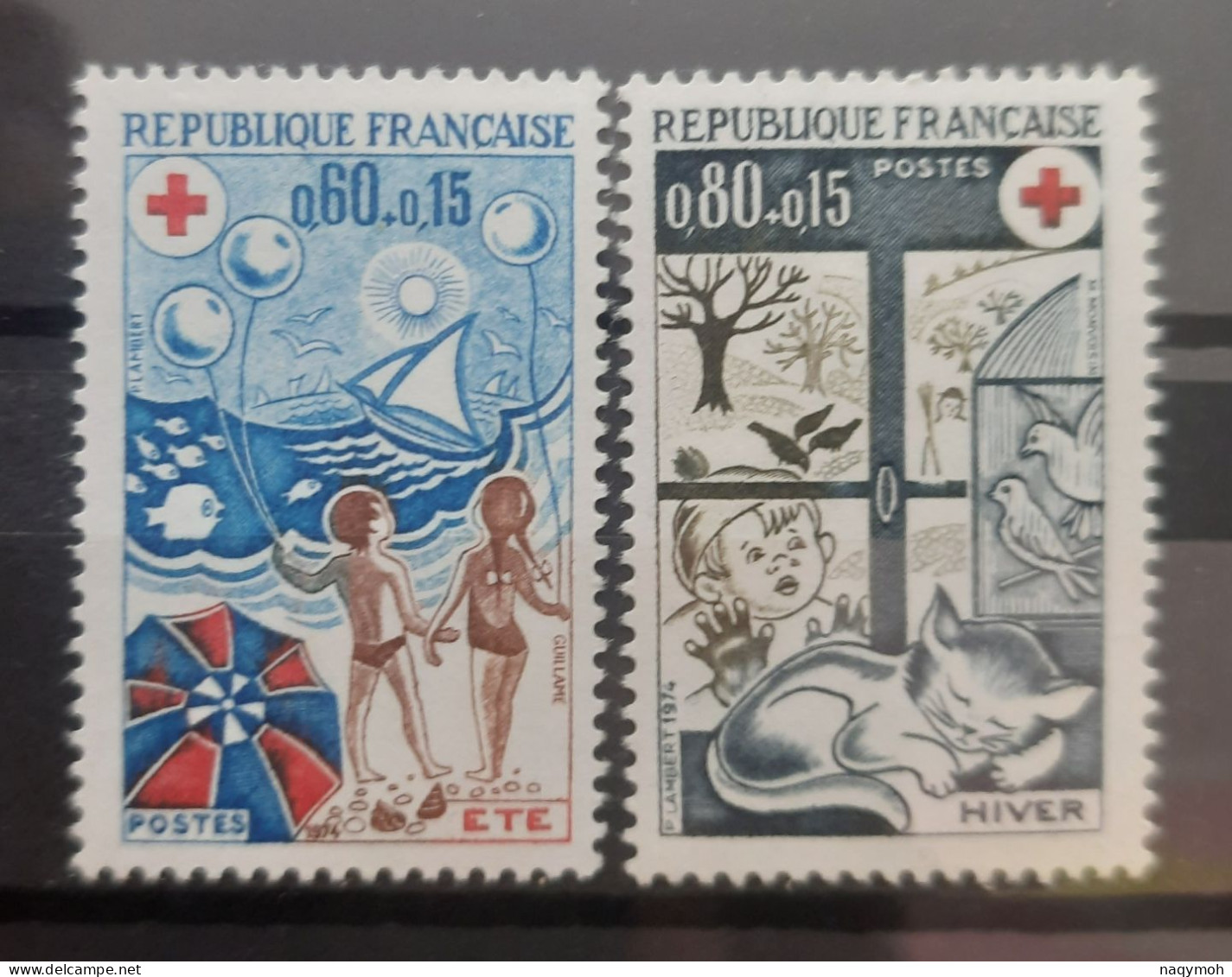 France Yvert 1828-1829** Année 1974 MNH. - Ungebraucht