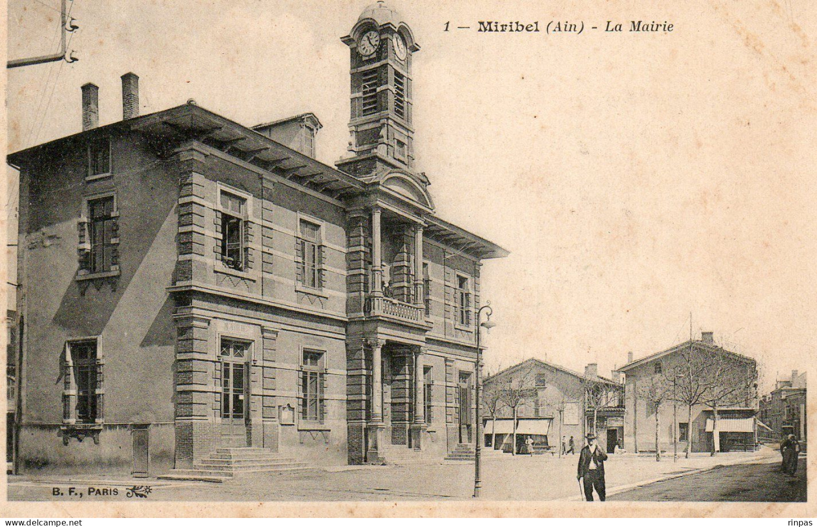 (01) MIRIBEL La Mairie 1906 ( Ain ) Eb Bc - Non Classés