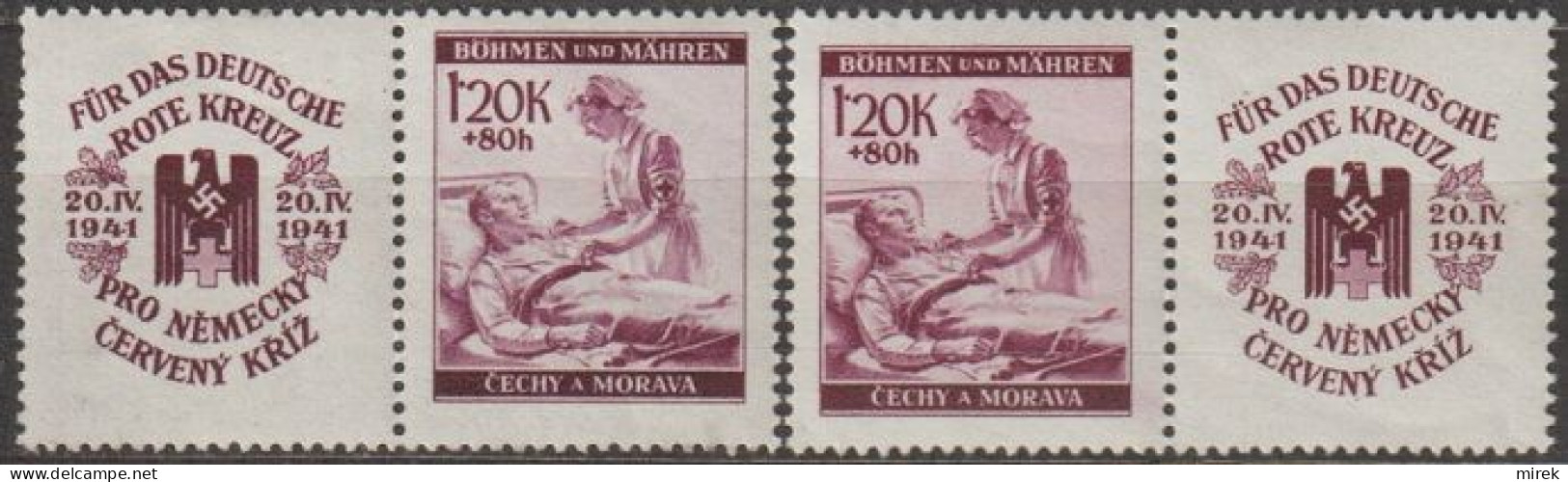 05/ Pof. 53, Stamps With Coupon - Ungebraucht