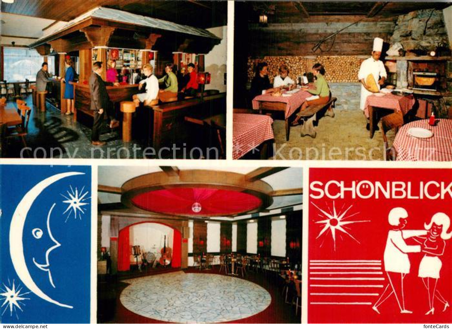 13009083 Saas Grund Restaurant Schoenblick Saas-Grund - Autres & Non Classés