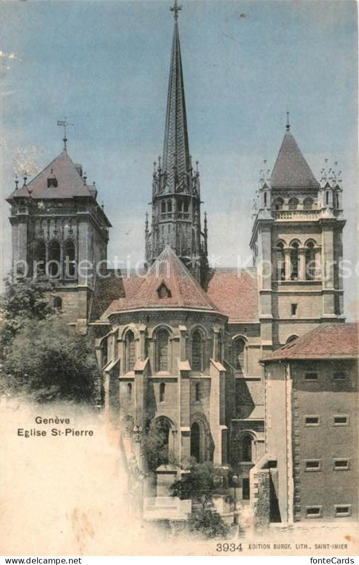 13008538 Geneve GE Eglise St. Pierre Geneve - Sonstige & Ohne Zuordnung