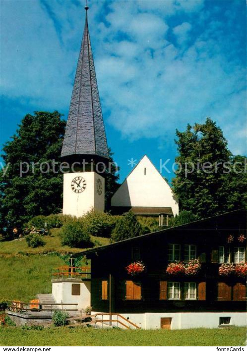 13005750 Wengen BE Ev Ref Kirche Wengen BE - Autres & Non Classés