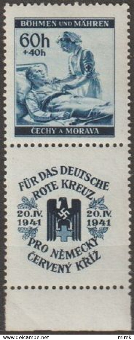 09/ Pof. 52, Border Stamp With Coupon - Ungebraucht