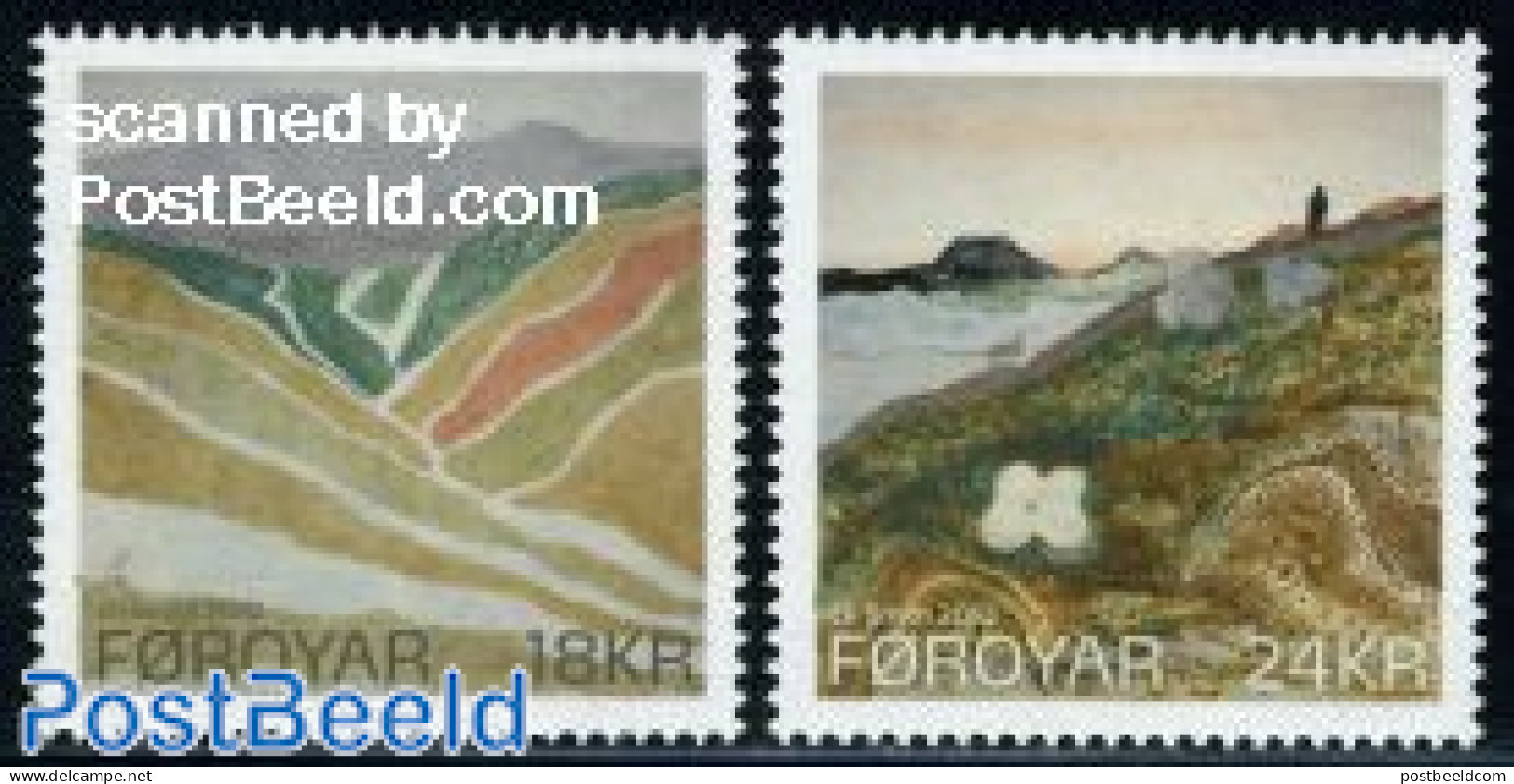 Faroe Islands 2010 Colours Of Foroyar 2v, Mint NH, History - Geology - Andere & Zonder Classificatie