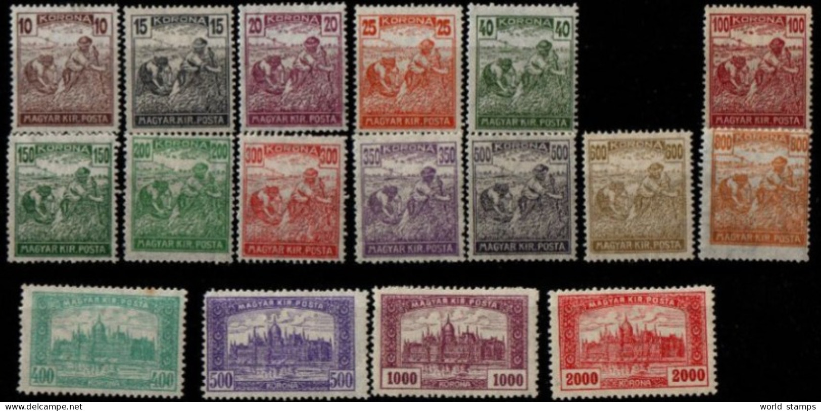 HONGRIE 1923-4 * - Unused Stamps