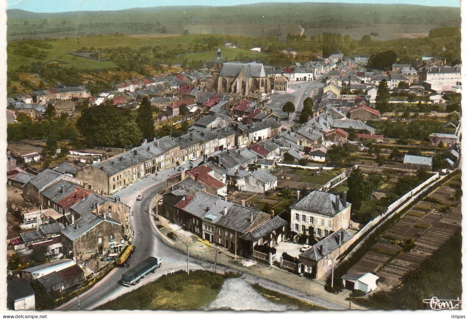 (08) REMWEZ Vue Générale Aérienne Camion Citerne Essence, Station Service Essence Shell (Ardennes ) Eb Bc - Sonstige & Ohne Zuordnung