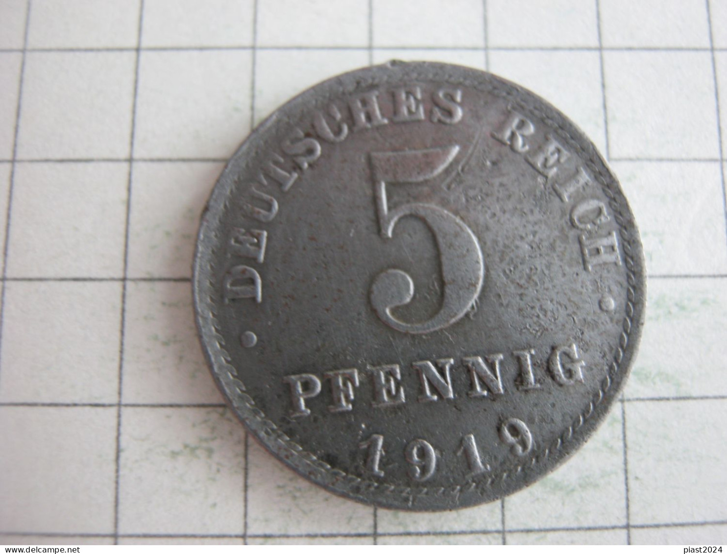 Germany 5 Pfennig 1919 A - 5 Pfennig