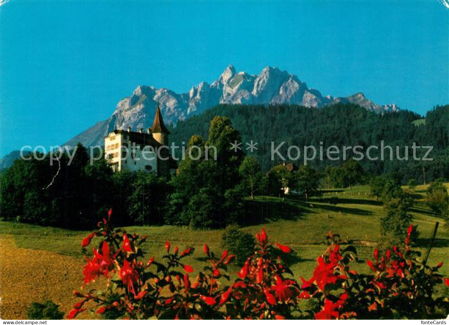 13003138 Luzern LU Krienserschloessli Mit Pilatus Luzern LU - Otros & Sin Clasificación